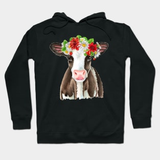 Blossoming Cow Hoodie